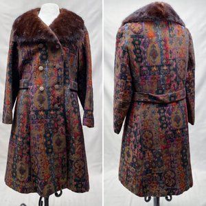 1960's Betty Rose Brocade Tapestry Jacket